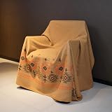 ACUSHLA Merino Wool Camp Blanket Large Throw Nordic Khaki 87x63 view 5