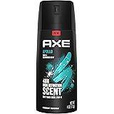 AXE Dual Action Body Spray Deodorant for Long Lasting Odor Protection Apollo Sage & Cedarwood Mens Formulated Without Aluminu