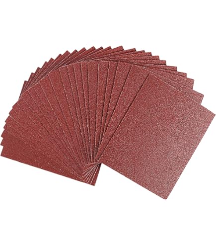 Makita 742509-3-5 Number 60 Abrasive Paper, 5-Pack - Fiber Backed