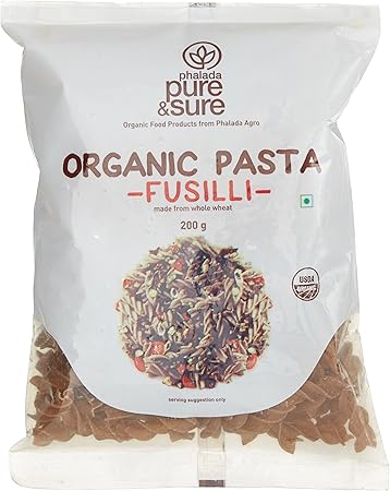 Pure & Sure Organic Pasta, Fusilli, 200g