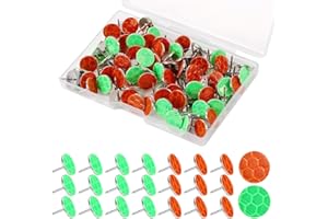 100pcs Reflective Tacks Trail Marking Tacks, Glow Tacks Reflective Trail Markers Hunting Reflector Tacks Mark Trail Reflectiv