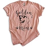 EVERTREE CLOTHING Golden Mom T-Shirt, Unisex Women's Shirt, Golden Retriever Owner, Best Dog Mom Gift