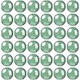 100Pcs Natural Stone Beads 8mm Green Aventurine Round Gemstone Loose Beads with Elastic Bracelet String for Bracelets Necklace Jewelry Making