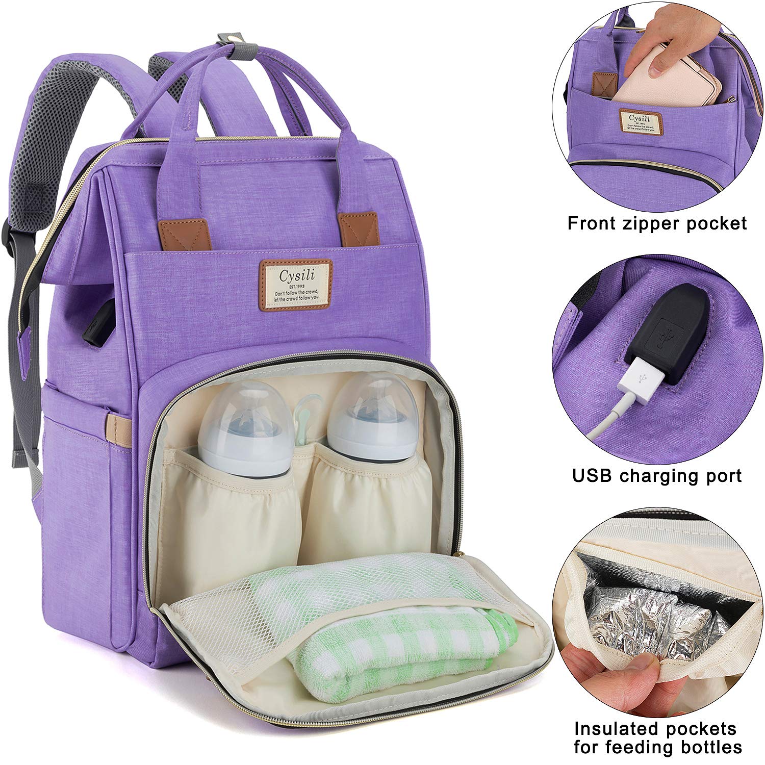 cysili diaper bag