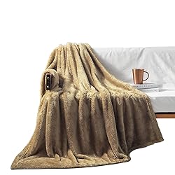 Exclusivo Mezcla Plush Fuzzy Fleece Throw Blanket