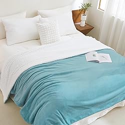 Andency Sherpa Fleece Blankets Queen Size for Bed