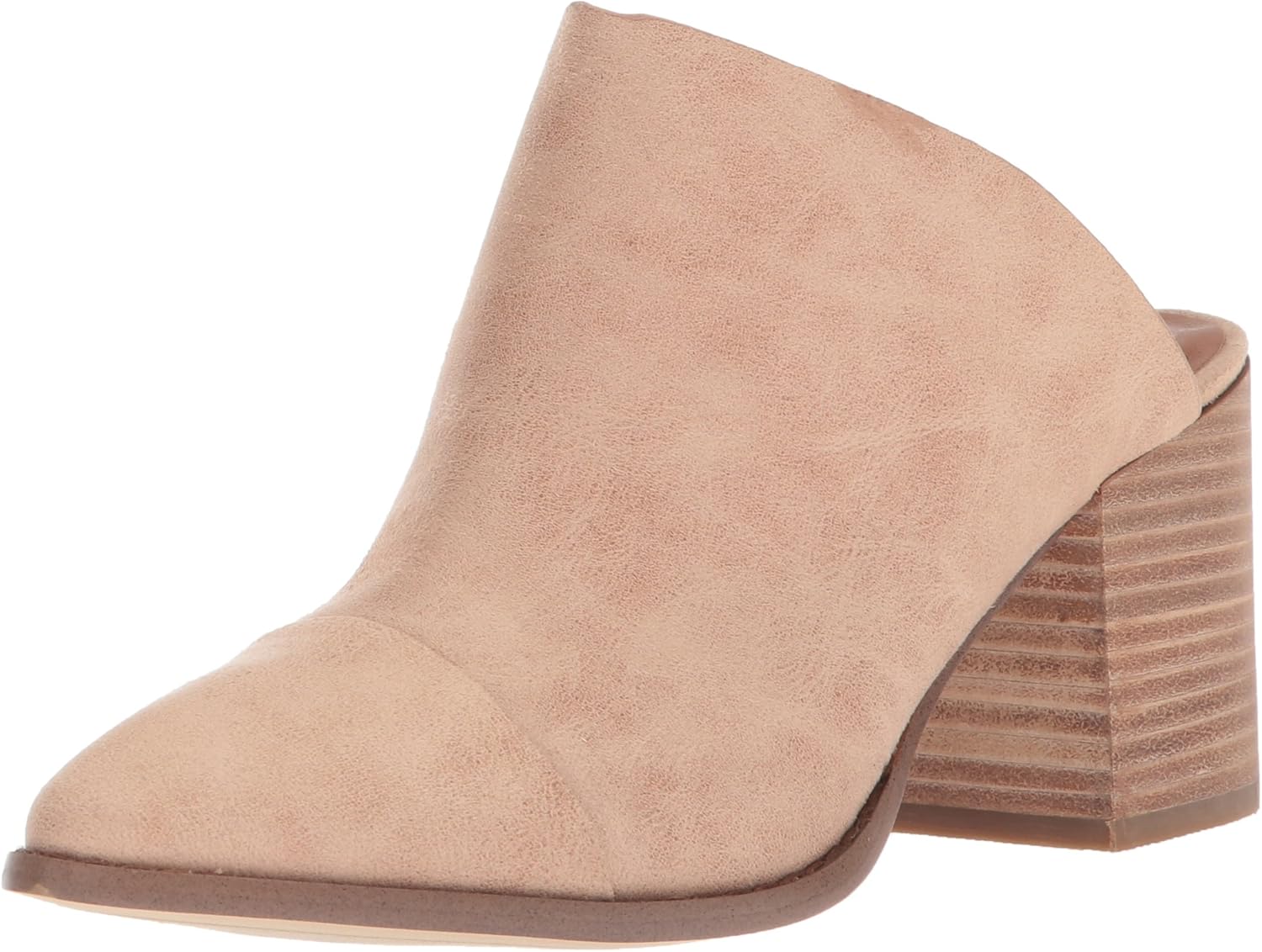 report tisha block heel mule