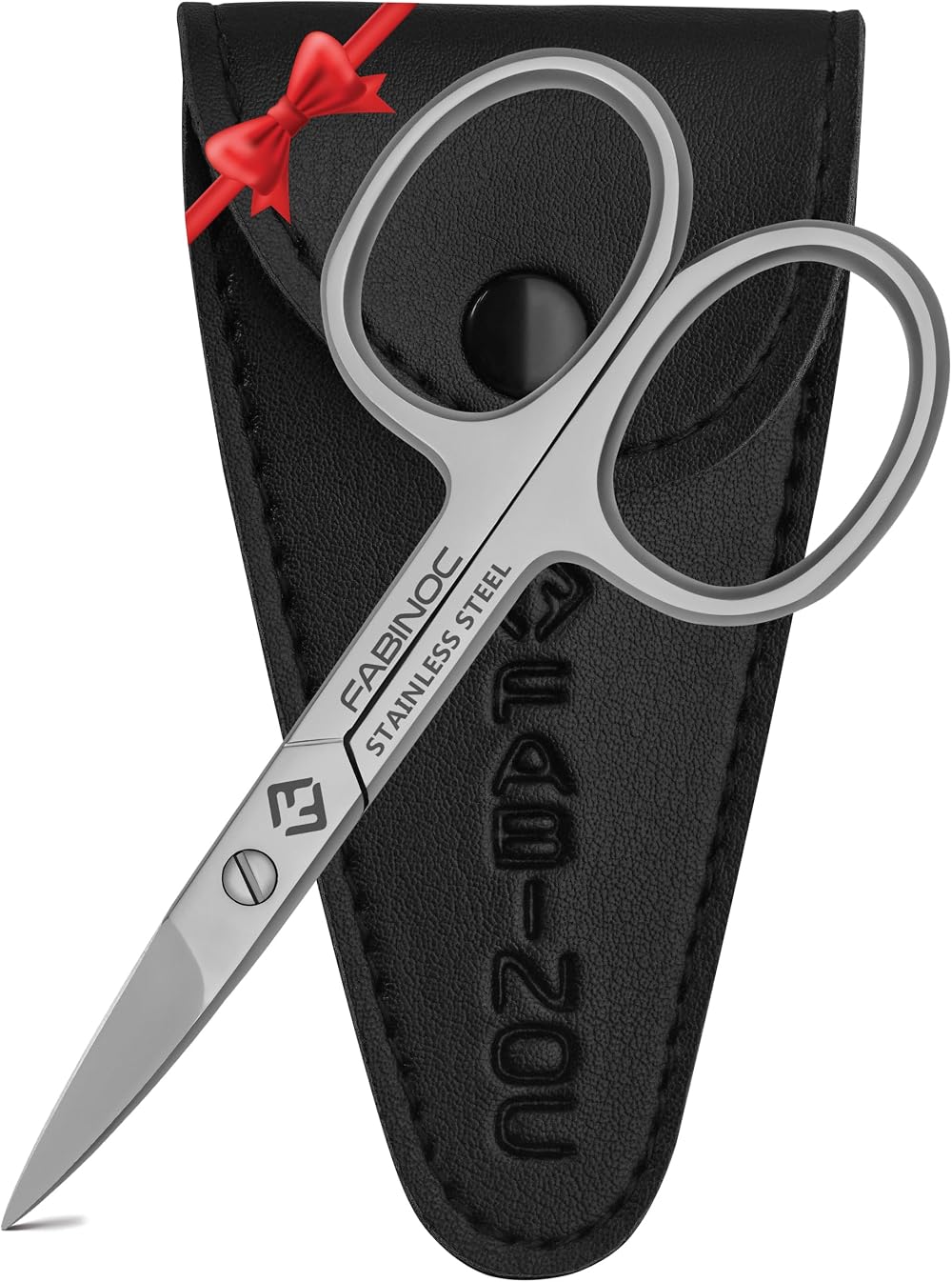 FABINOC Straight Nail Scissors for Fingernails Toenails German Stainless Steel