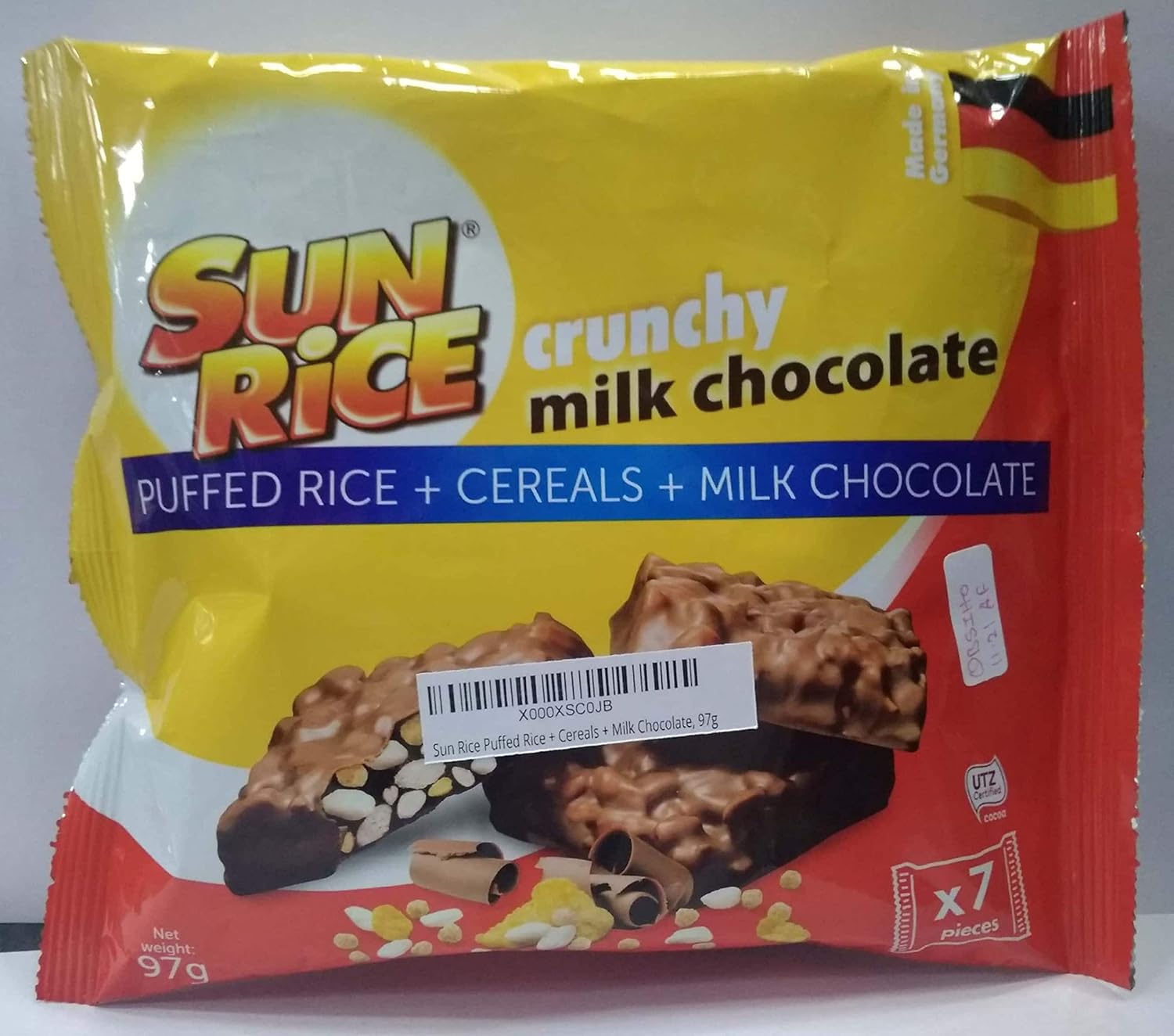 Sun Rice Puffed Rice + Cereals + Milk Chocolate, 97g Amazon.in