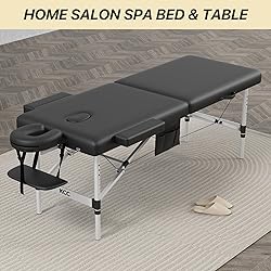 KCC Memory Foam Massage Table Premium Portable