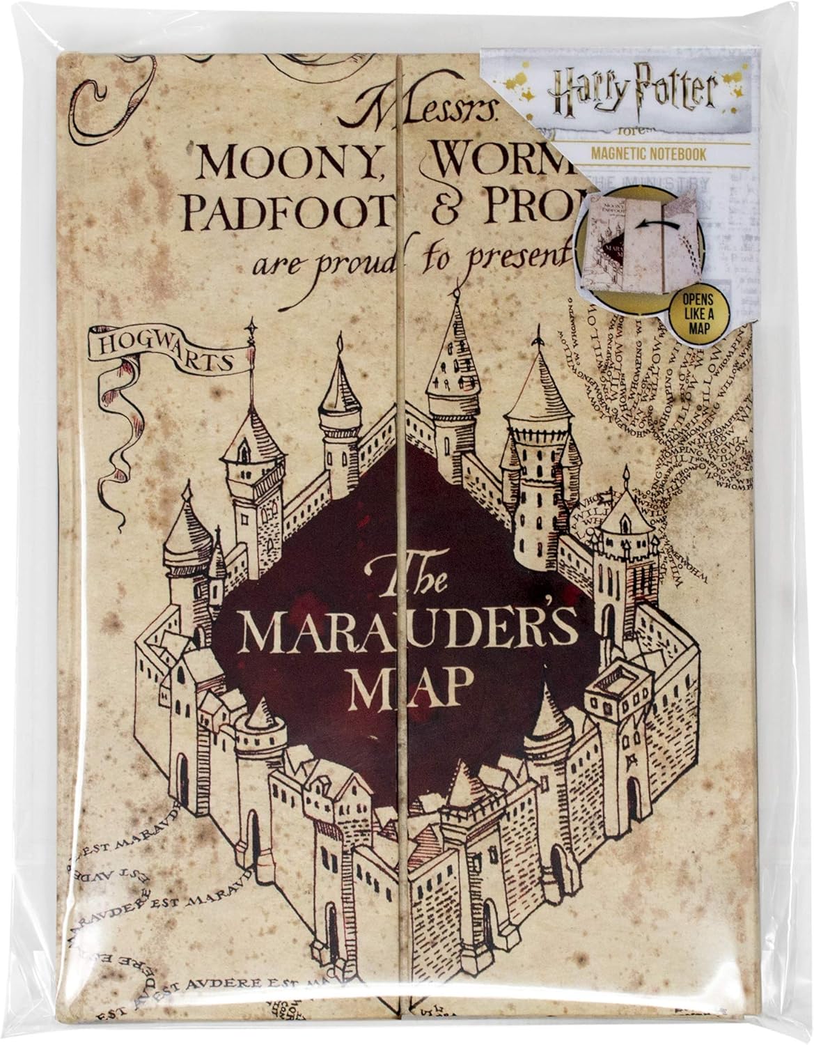 Blue Sky Designs Harry Potter Marauders Map A5 Notebook - Image 3