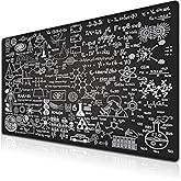 Samgula Large Mouse Mat Black Gaming Mousepad, Oversized Mouse Pads Long Desk Pad, Desktop Computer Pad Waterproof Non-Slip Rubber Base, 35.4 X 15.7 inch for Work/Game/Office/Home Science Formulas