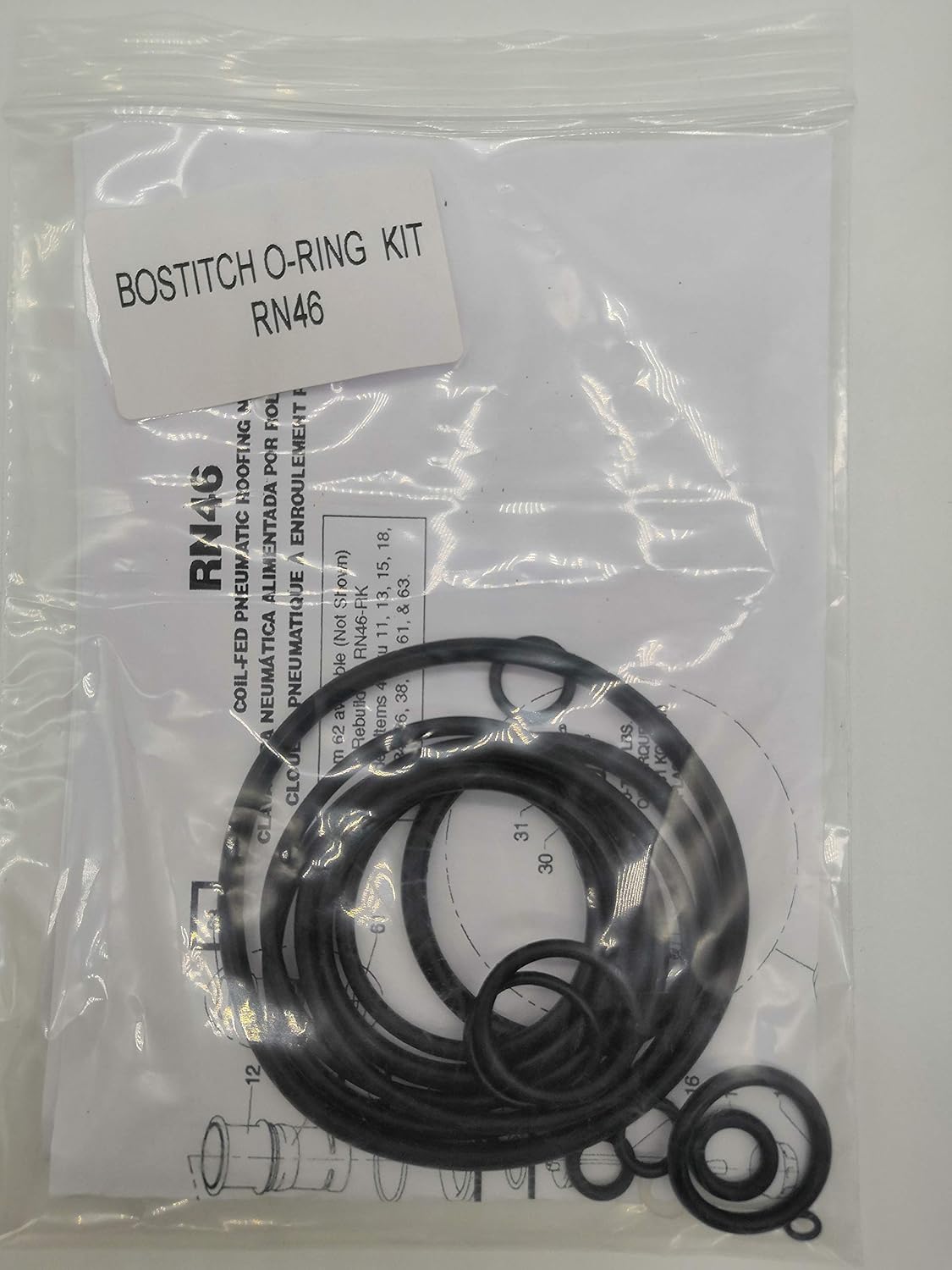 Rn46 Rn46 1 O Ring Kit For Bostitch Roofing Nailer With Trigger O