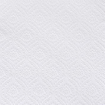 Brewster Rd335 Anaglypta Wallpaper 21 Inch X 396 Inch Whites Amazon Com