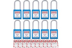 Lockout Tagout Locks Loto Tags - Lockout Locks Keyed Different Safety Padlocks Lockout Station OMGTMD Lock Out Tag Out Kit (20, Blue)