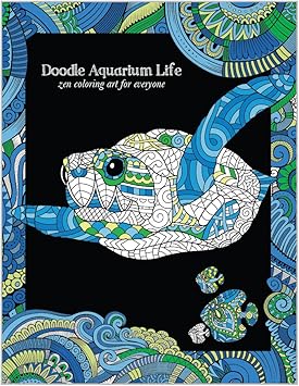 Download Amazon Com Tree Free Greetings Adult Coloring Book Aquarium And Ocean Animal Designs Stress Relief Mindfulness And Relaxation For Grown Ups And Kids Db13801 Office Products