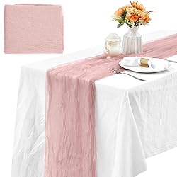 Boao Halloween Cheese Cloth 35.43 x 393.7 Inch Pink