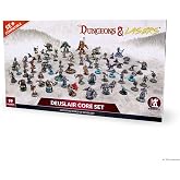 Dungeons &amp; Lasers Deuslair Core DND Miniatures Set, 99 Models with Scenic Bases