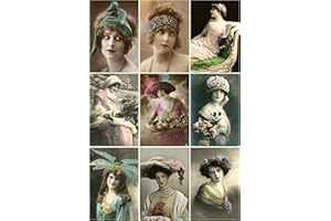 PAPER MOON MEDIA Vintage Women Photo Collage #108 Collage Sheet