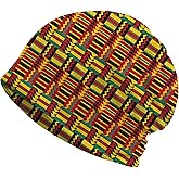 Pink Gold Marble Beanie Chemo Hat Cancer Headwear Skull Hat Knitted Hat Scarf Nightcap Skull Cap for Women Men