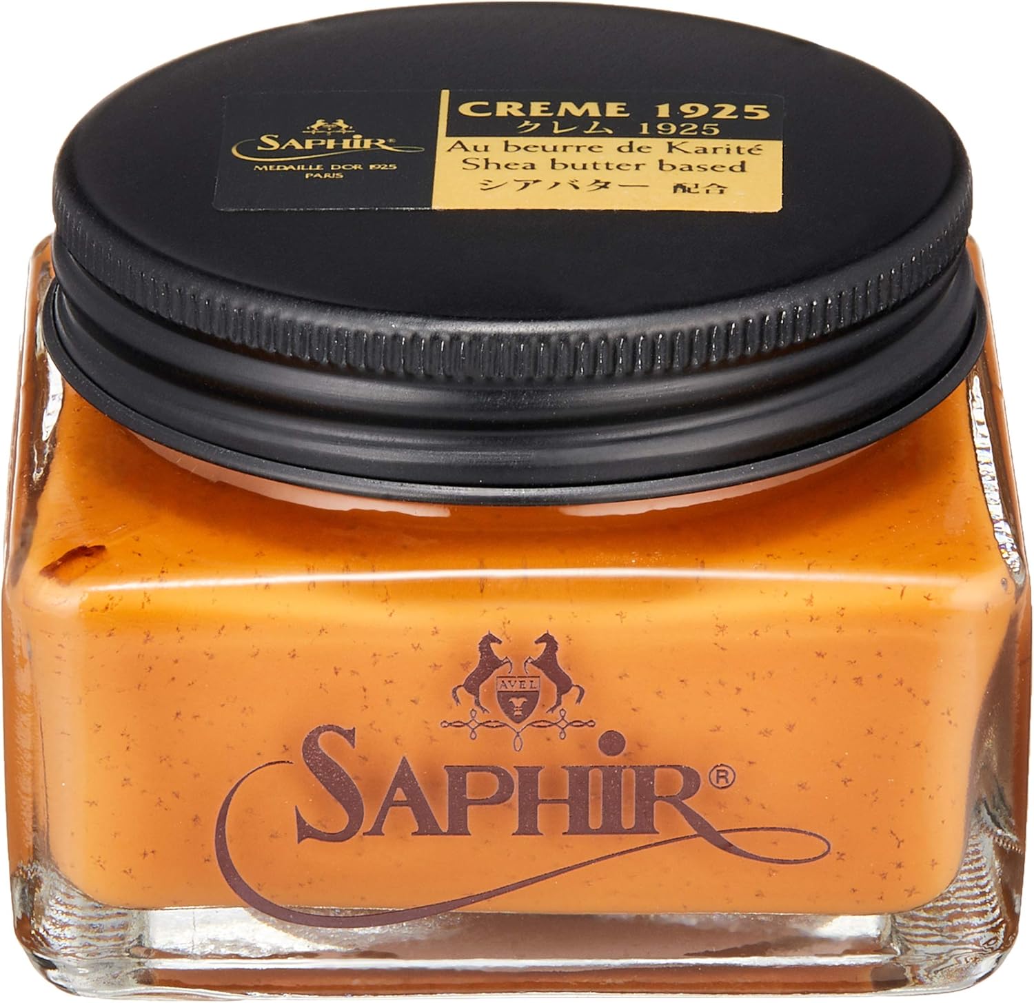 Saphir Medaille d'Or Pommadier Cream 75ml - Black: Shoes