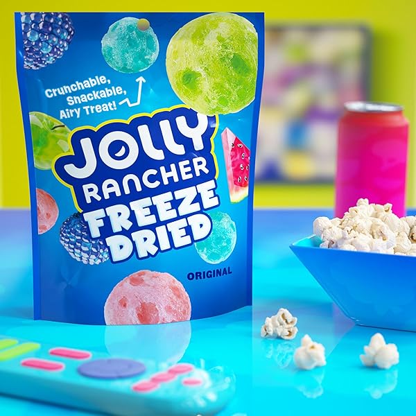 JOLLY RANCHER FREEZE DRIED ORIGINAL FRUIT FLAVORED CANDY BAG, 3.1 OZ
