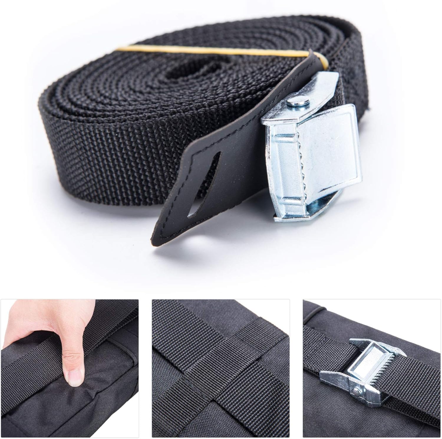 Orion Motor Tech Lightweight Anti-Vibration Universal Car Soft Roof Rack Pad for Kayak/Canoe/Surfboard/Paddleboard/SUP/Snowboard and Water Sports Accessories with Adjustable and Substantial Straps: Automotive