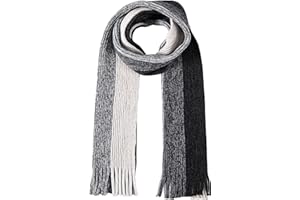 Jikuzfu Men's Scarf Winter Warm, Soft Fleece Scarf, Long Lightweight Fashionable Scarves for Men, Great Gifts for Him
