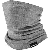 GXCROR Neck Warmer Winter Face Mask Fleece Neck Gaiter Ski Face Cover Cold Weather Scarf for Men & Women