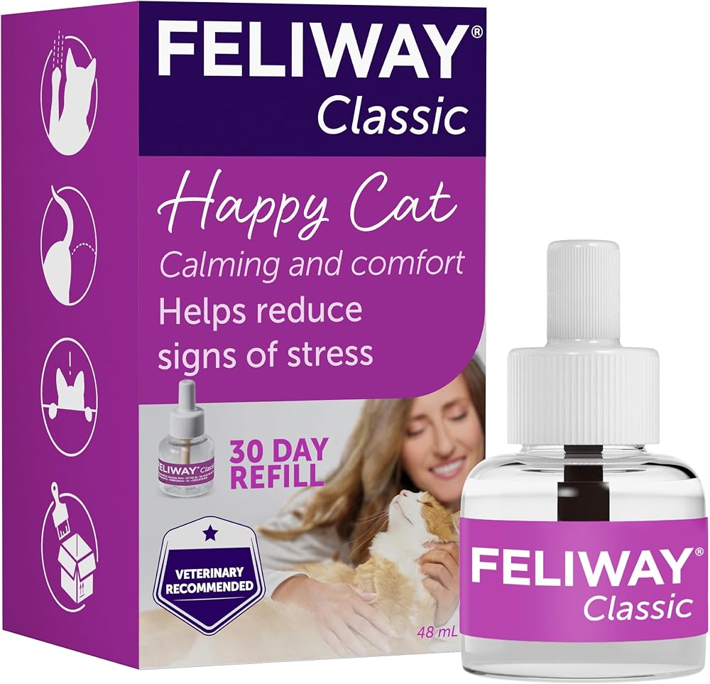 Feliway Classic 48ml Refill for Diffuser Cat Calming Odourless