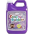Lulu Home Bubble Concentrated Solution, 1 L/ 33.8 OZ Bubble Refill Solution for Kids Bubble Machine, Giant Bubble Wand, Bubble Blower Toys, Halloween Party Favors (Purple)