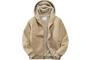 Fozexi Men's Fleece Heavyweight Full Zip Hoodie Sweatshirt Jacket Hooded for Men