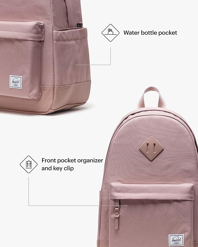 Unisex Heritage Backpack Ash Rose Standard - 24L