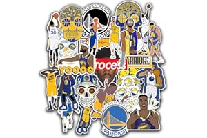 NOBODYS Stickers Pack Golden Vinyl State Decal Warriors Aesthetic Stickers Pack of 31 pcs