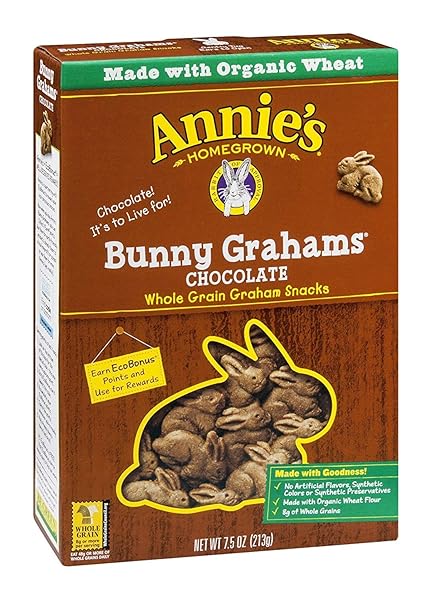ANNIES HOMEGROWN COOKIE BUNNY GRAHAM CHOC