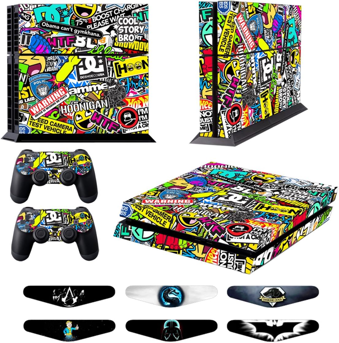 Stickers for PS4 Playstation 4 Decals PS4 Games Skins Accessories