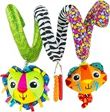 LAMAZE Activity Spiral Multicoloured Baby Toy with Crinkle Sounds
