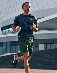 Pudolla Men's Running Athletic Shorts with 3 Zipper