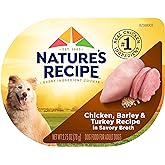 Nature’s Recipe Chicken, Barley & Turkey Recipe in Savory Broth Wet Dog Food, 2.75 oz. Cup, 12 Count