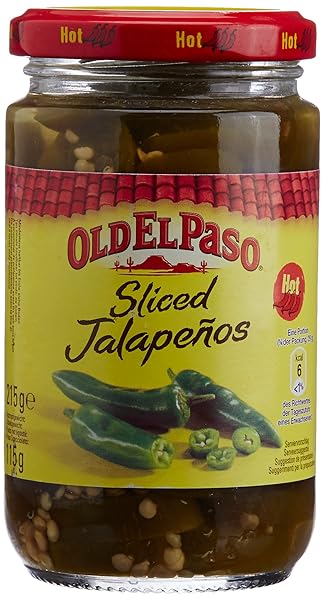 OLD EL PASO – SLICED GREEN JALAPENOS – 215G