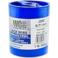 Lock Wire, T302/304 Stainless, NASM20995, MS20995C, ASTM A580 Cond A, AMS5697, .028 in (0.71 mm), 1 lb (0.45 kg) Dispenser Can, Approx. 474 ft (144 m)
