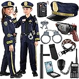 GIFTINBOX 12PCS Police Costume for Kids, Kids