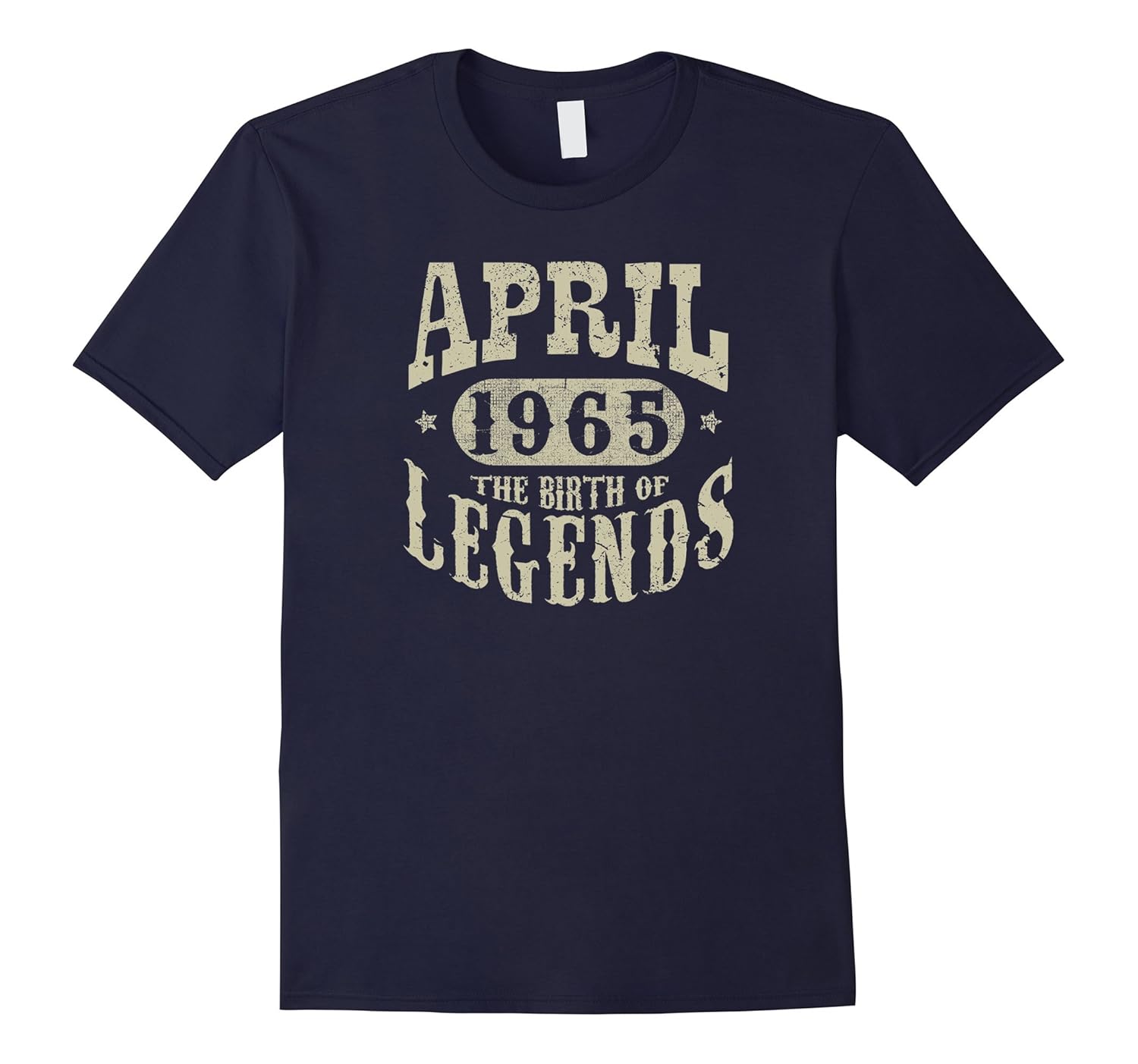 53 Years Old 53rd Birthday April 1965 Birth of Legend TShirt-Rose