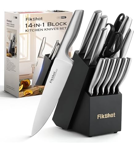 Amazon.com: Fikshot Knife Set – German Stainless Steel, Ultra