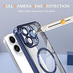 IAIYOXI Magnetic Clear Case for iPhone 14 with Full