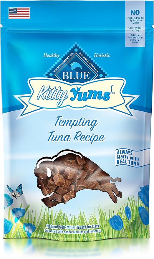 Blue Buffalo Cat Treats, 2 oz, Kitty YumsTuna Pet Supplies