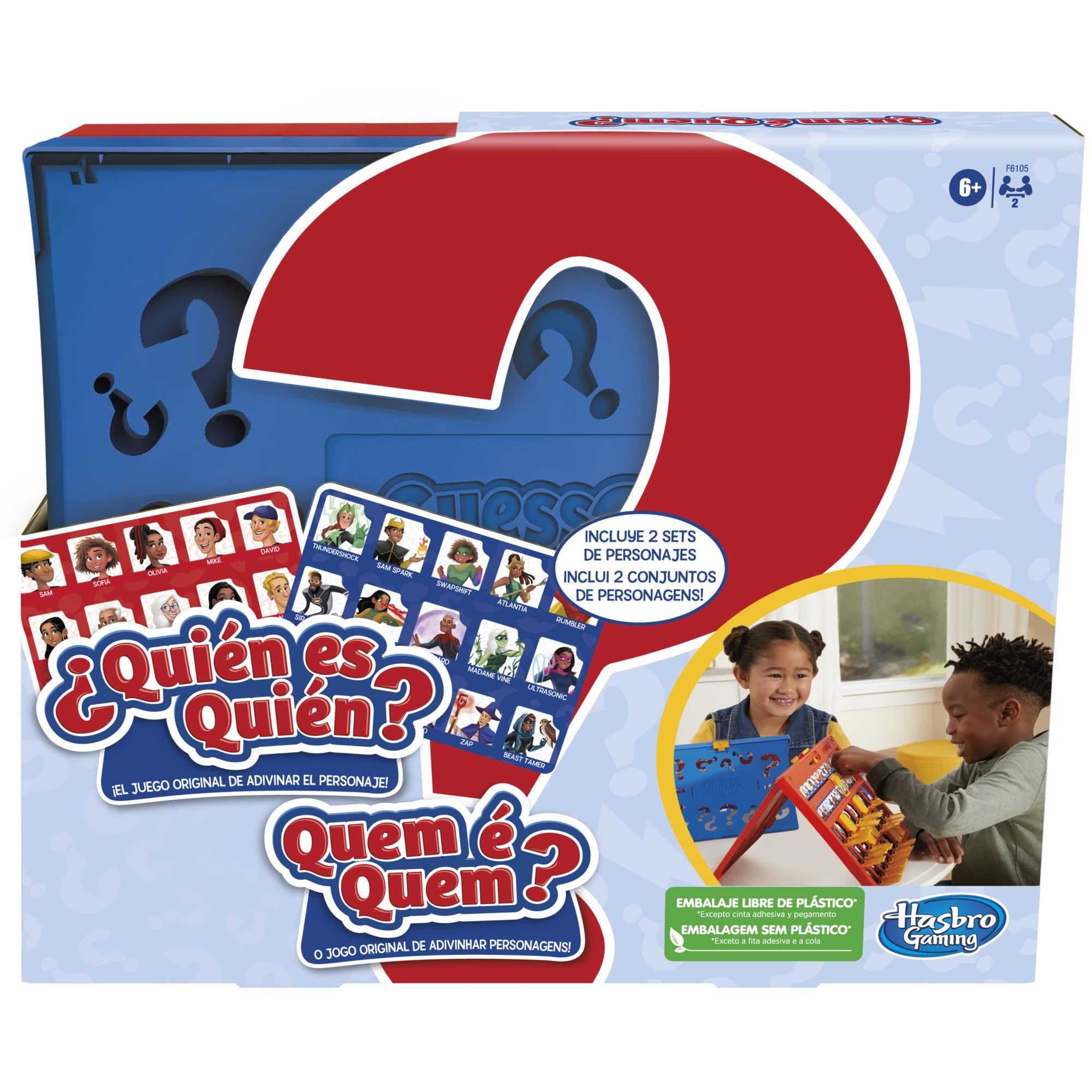 Guess Who?, Board Games for Kids, Fun Family Game for 2 Players, Party Games, Ages 6+