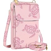 Miss Adola Cute Small Crossbody Purse Cell Phone Bags for Women - Leather Cellphone Wallet Purse with Shoulder Strap