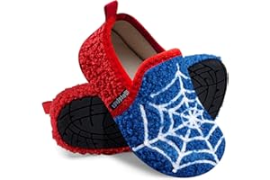 WateLves Kids Toddler Slippers Boys Girls House Shoes Slip on Sock Slippers Lightweight Winter Indoor Outdoor Walking Shoes