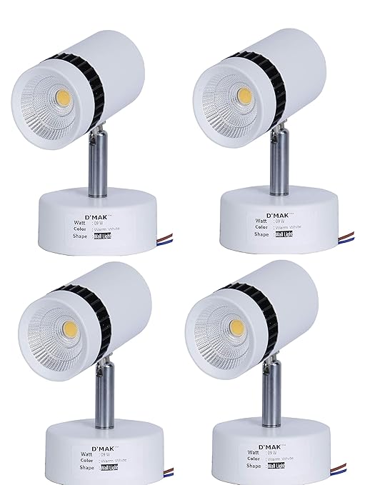 DMak Brings 9 Watt Warm White Adjustable 180 LED Spot Wall Track Light (Decorative Spot Light) | Track Light | | led spot Track Light | | Focus Track Light | {Set -04}